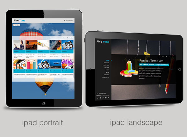 FineTune - Responsive Creative Portfolio Template