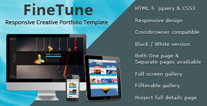 FineTune - Responsive Creative Portfolio Template - 17