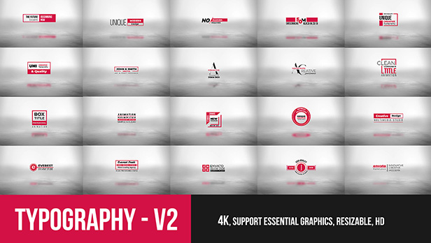 Clean Big Titles Lower Thirds - 2
