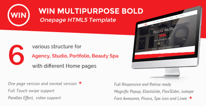 Standalone Creative Portfolio HTML Template - 1